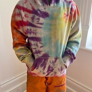 Just Like Hero Boys Tie-Dye Hoodie | Youth Medium | Designed in Canada
